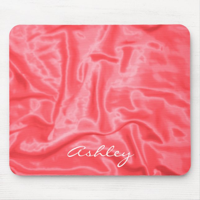 Coral Satin - Computador Mousepad (Frente)