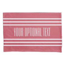 Coral Strips de texto personalizado capas de trave