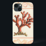 Coral Vermelho com Borda Conch Shell<br><div class="desc">Pegue esta trabalho de arte moderna hoje com fundo creme colorido. Esta peça de arte contém um coral vermelho sombreado que é muito afiado e vívido com uma borda decorativa de concha. É uma obra de arte contemporânea que será perfeita para qualquer tipo de tema náutico que você está tentando...</div>