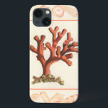 Coral Vermelho com Borda Conch Shell<br><div class="desc">Pegue esta trabalho de arte moderna hoje com fundo creme colorido. Esta peça de arte contém um coral vermelho sombreado que é muito afiado e vívido com uma borda decorativa de concha. É uma obra de arte contemporânea que será perfeita para qualquer tipo de tema náutico que você está tentando...</div>