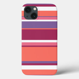 Coral vivo, capas de iphone vermelha e violeta de