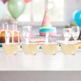 Coral Wavy Retro Wedding