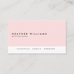 Coram os cartões de visitas minimalistas