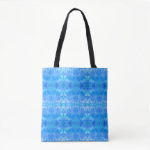 Corante Azul, (Versão 2) Tote Bag com Liner