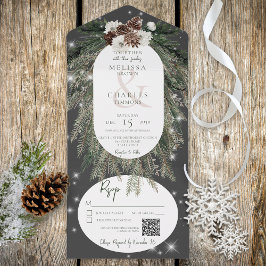Corante Russo Black Pine Winter Sparkle Código QR