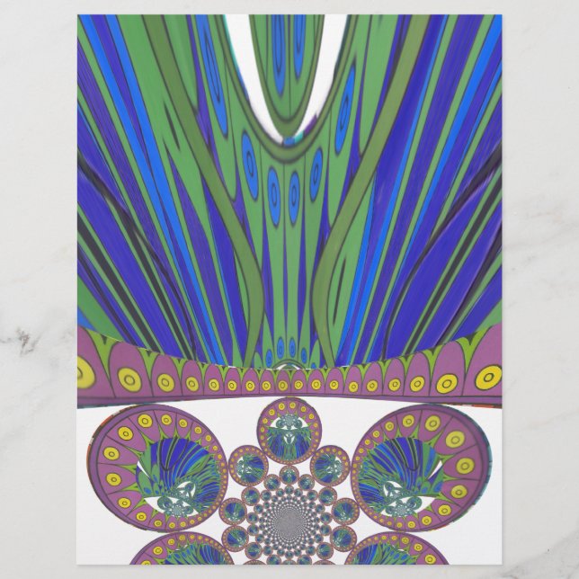 Corantes design modernos do padrão decorativo afri (Frente)