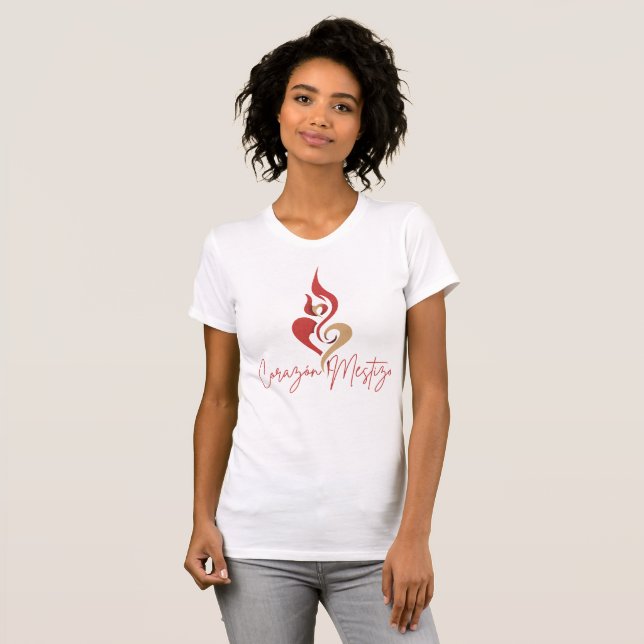 Corazón Mestizo Logo T-Shirt – Where Passion Meets (Frente Completa)