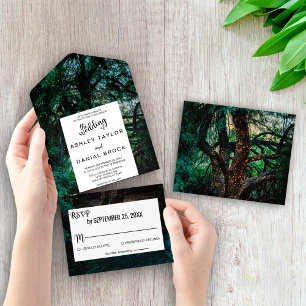 Corda de floresta elegante de Casamento floral ver