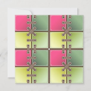 cordões de sapato rosa e verde arte da moda