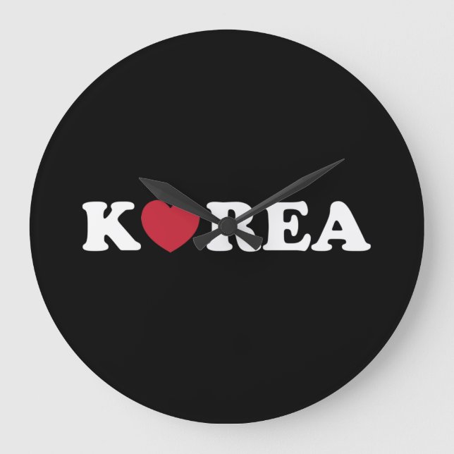 Coreia ama relógio grande de coração (Frente)