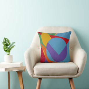 Cores Bonitas e Vibrantes! Almofada de Decoração