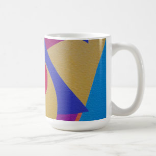 Cores Bonitas e Vibrantes! Caneca de Café