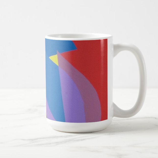Cores Bonitas e Vibrantes! Caneca de Café (Direita)
