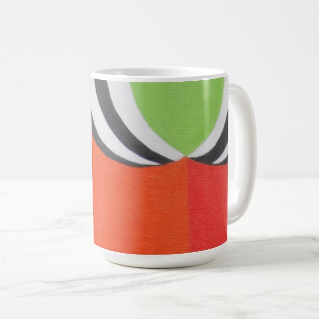 Cores Bonitas e Vibrantes! Caneca de Café (Frente Esquerda)