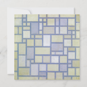 Cores Brilhantes Linhas Cinzas   Piet Mondrian  
