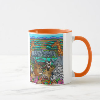 Cores da caneca de África por Lisa Lorenz