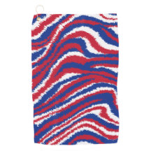 Cores da Equipe Esportiva Red White Blue Wave
