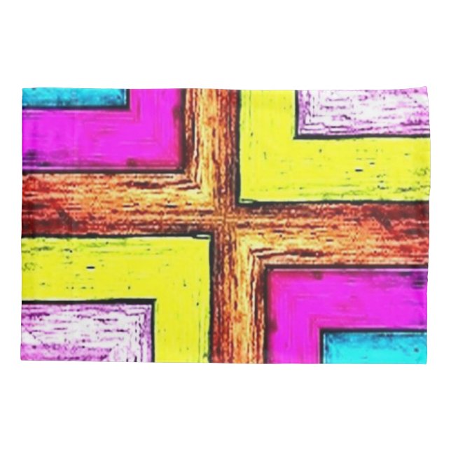 Cores d'água do gabinete do travesseiro (Verso)