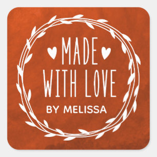 Cores De Água Vermelhas Feitas Com Etiqueta De Amo