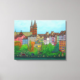Cores de Basel Canvas Print por Lisa Lorenz