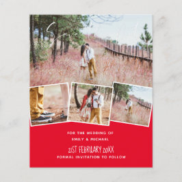 Cores de Casamento NEGRO e ORÇAMENTO VERMELHO Data