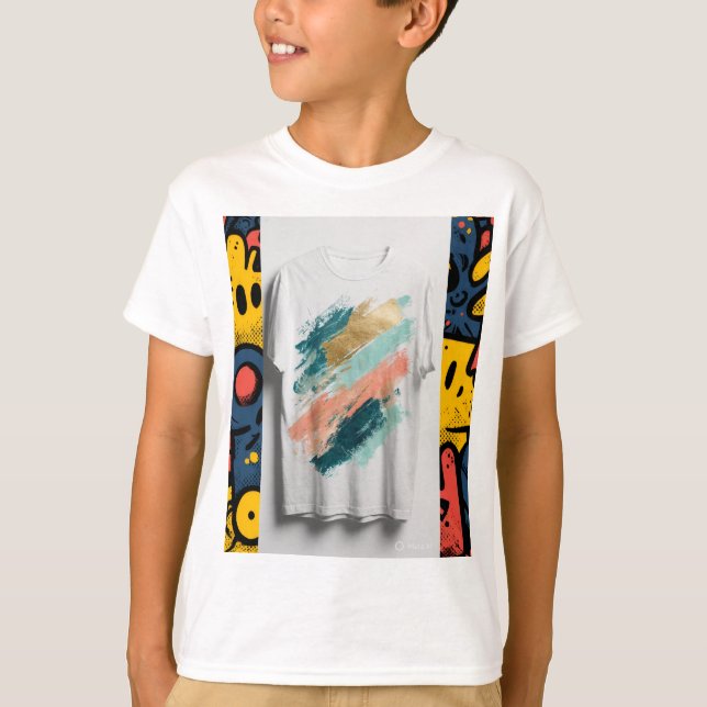 cores de design de camisetas para jovens para qual (Frente)