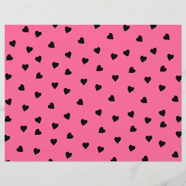 Cores de fundo personalizáveis Corações de cabeça  (Frente)