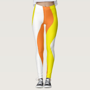Cores De Milho De Candy Leggings Rasas 