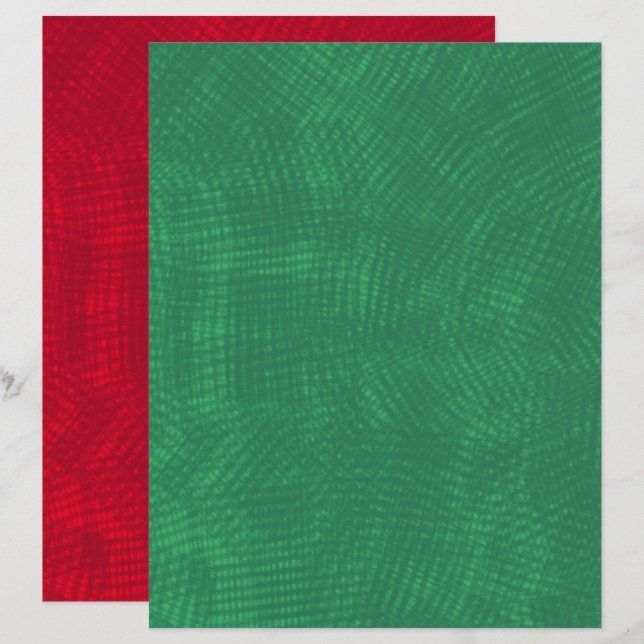 Cores de Natal Texturizadas Fundo (Frente/Verso)