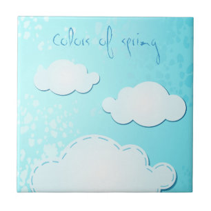 Cores de primavera, azulejo