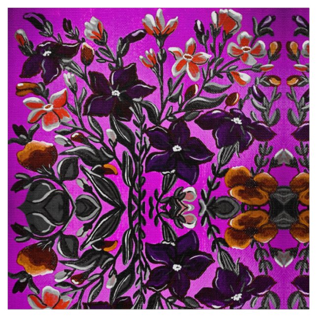 Cores de queda no Tecido rosa e laranja (Modelo)