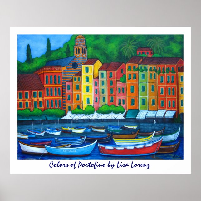 Cores do Impressão de pintura Portofino (Frente)