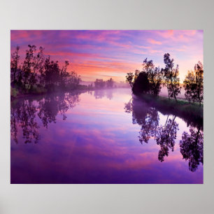 Cores do poster do nascer do sol