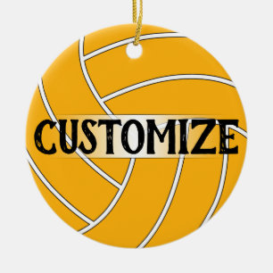 Cores do voleibol & enfeites de natal feitos sob