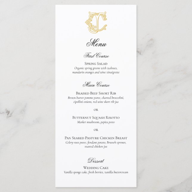 CORES EDITÁVEIS CJ Monograma Menu Monograma JC (Frente)