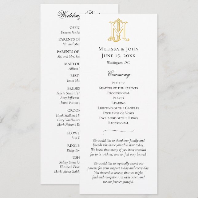 CORES EDITÁVEIS MJ Monograma Programa JM Monograma (Frente/Verso)