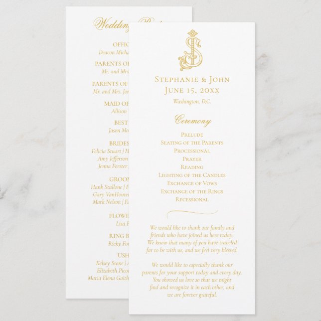 CORES EDITÁVEIS SJ Monograma Programa JS Monograma (Frente/Verso)