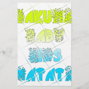 Cores Felizes Hakuna Matata Hakunamatata - Estrela