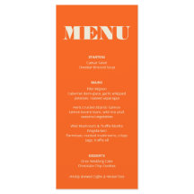 Cores Marcantes: Menu