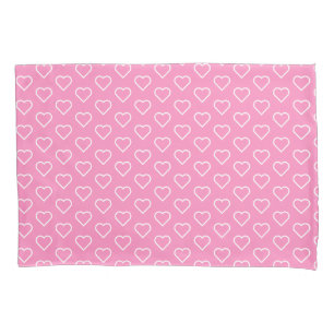 Cores Personalizadas - Corações Brancos a Cor Ro