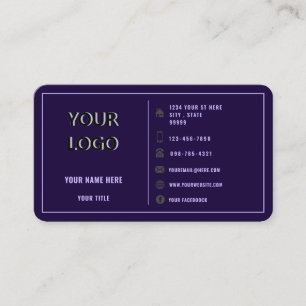 Cores personalizadas do Cartão de visita de logoti