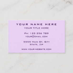 Cores personalizadas do Modelo de Cartões de visit