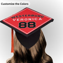 Cores Personalizadas do Número de Nome da Equipe E