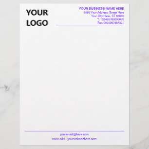 Cores Personalizadas Seu Papel Timbrado Empresaria