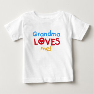 Cores Primárias Vovó me ama T-shirts