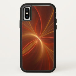 Cores Quentes Modernas de Arte Fractal Mística Abs