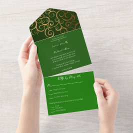 Cores Ricas com Casamento Dourado