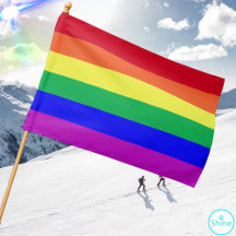 Cores Super Vívidas Vibrantes Arco-íris Orgulho Ga