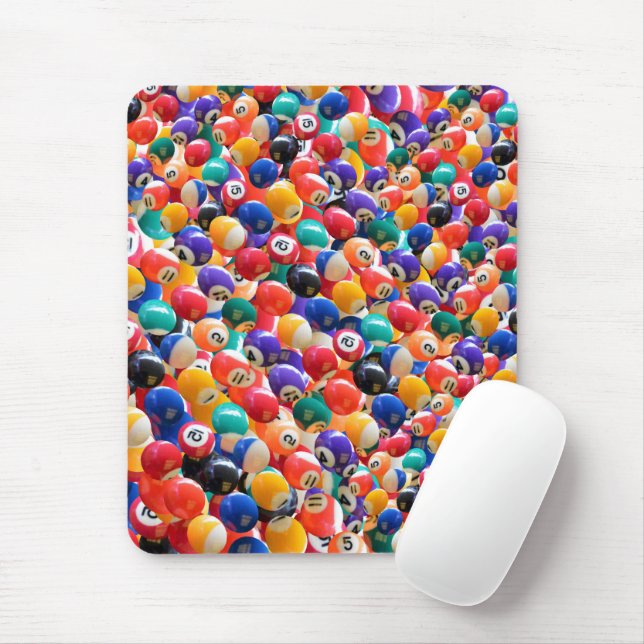Cores Tradicionais do Eightball, Mousepad (Com mouse)