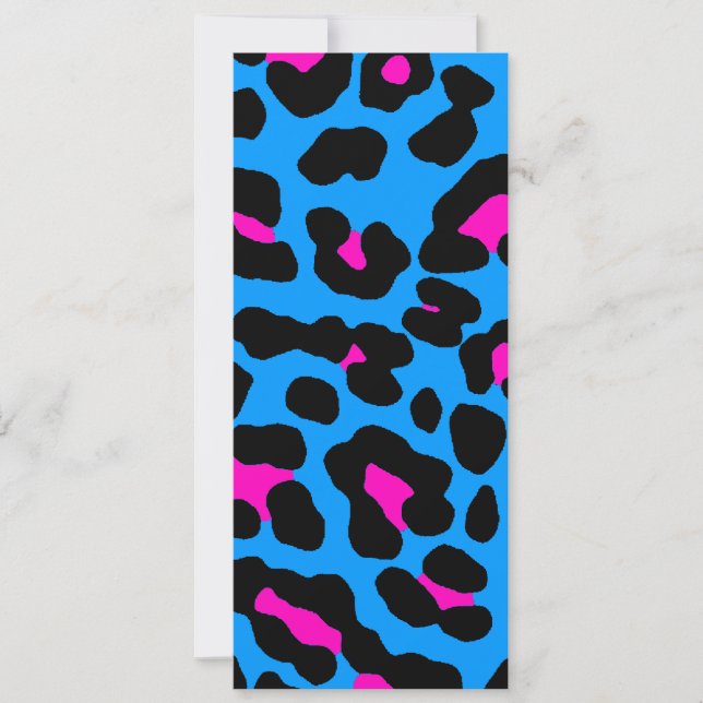 Corey Tiger 80s Manchas de Leopardo (Azul) (Frente)